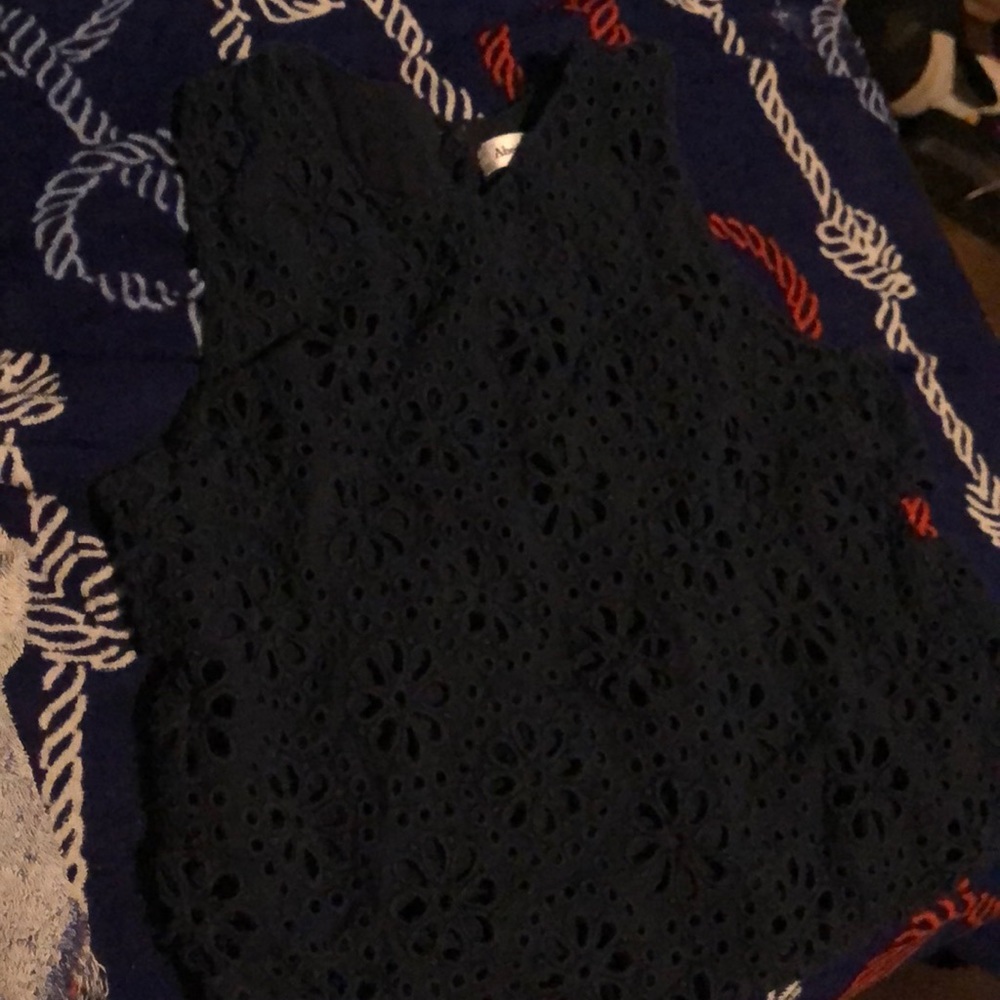 Tank floral crochet top